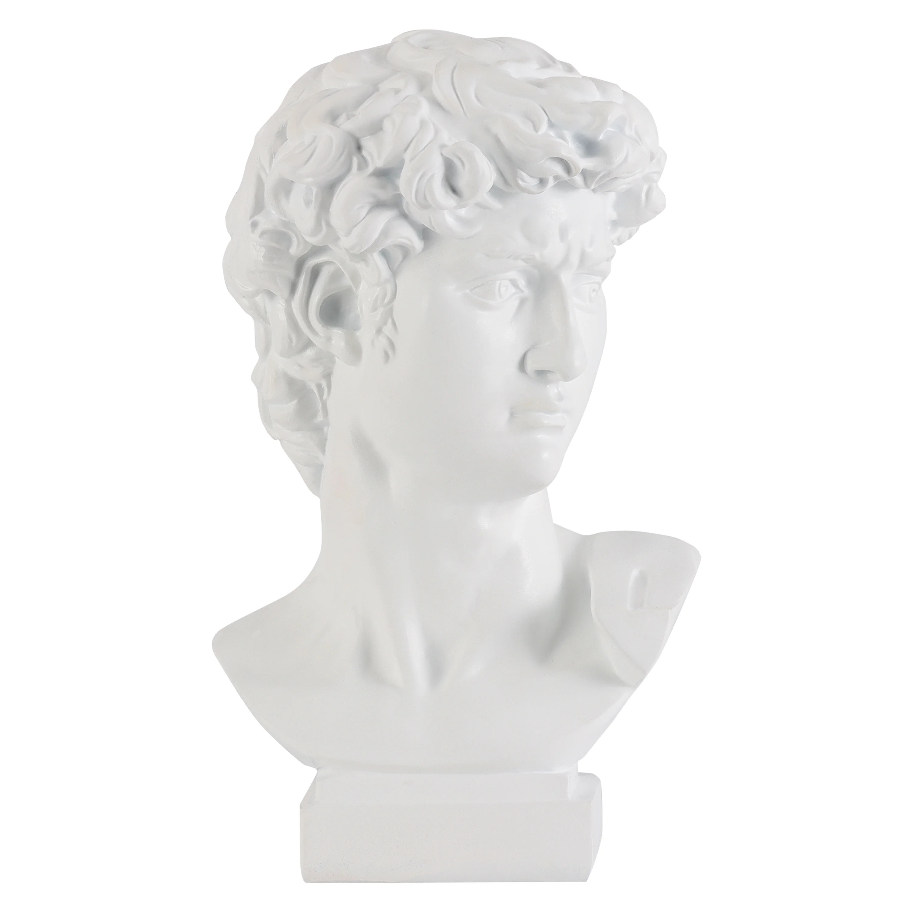 Home Decor Collection White Decorative Tabletop Resin Bust Figurine | Walmart (US)