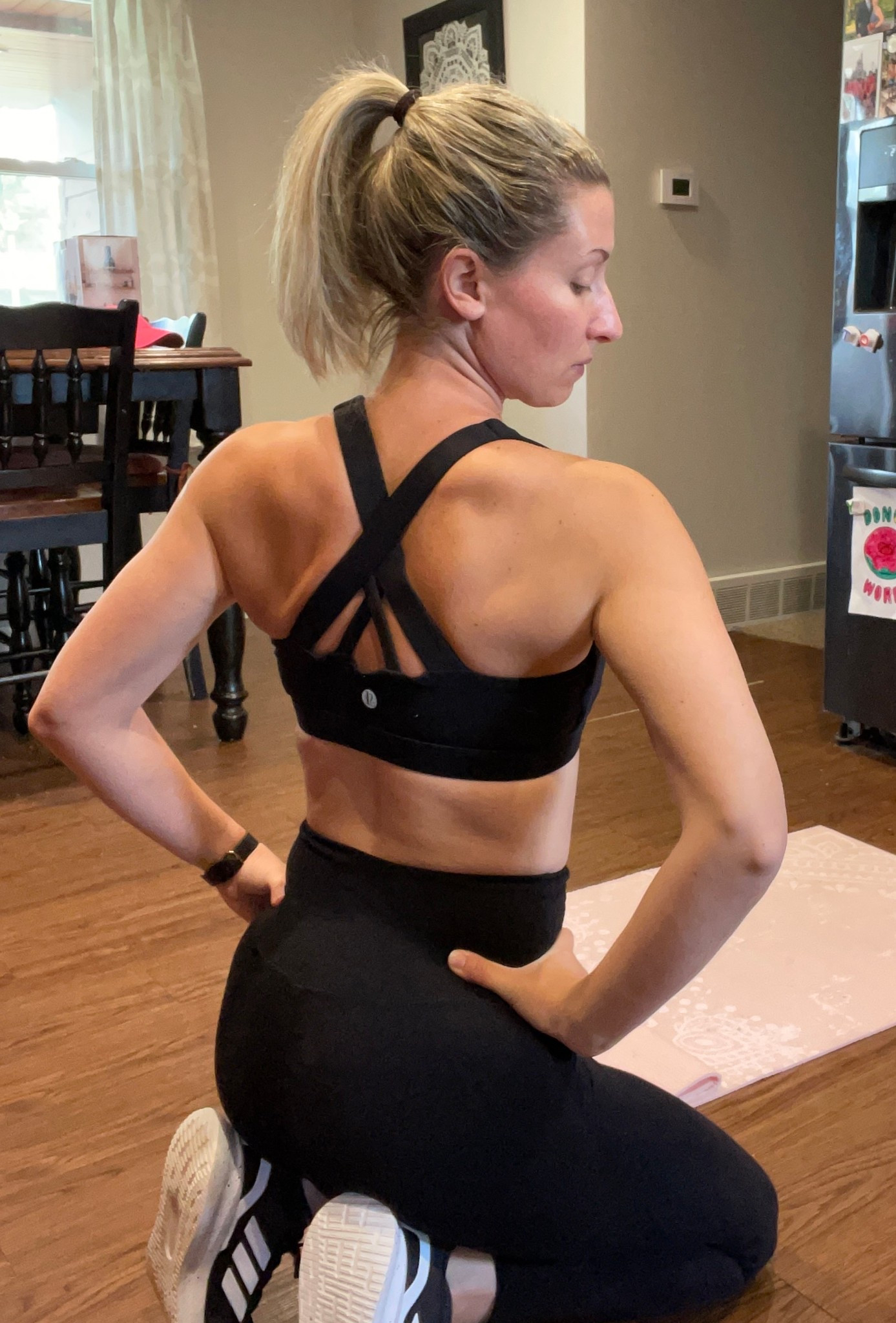 At home workout outfit 