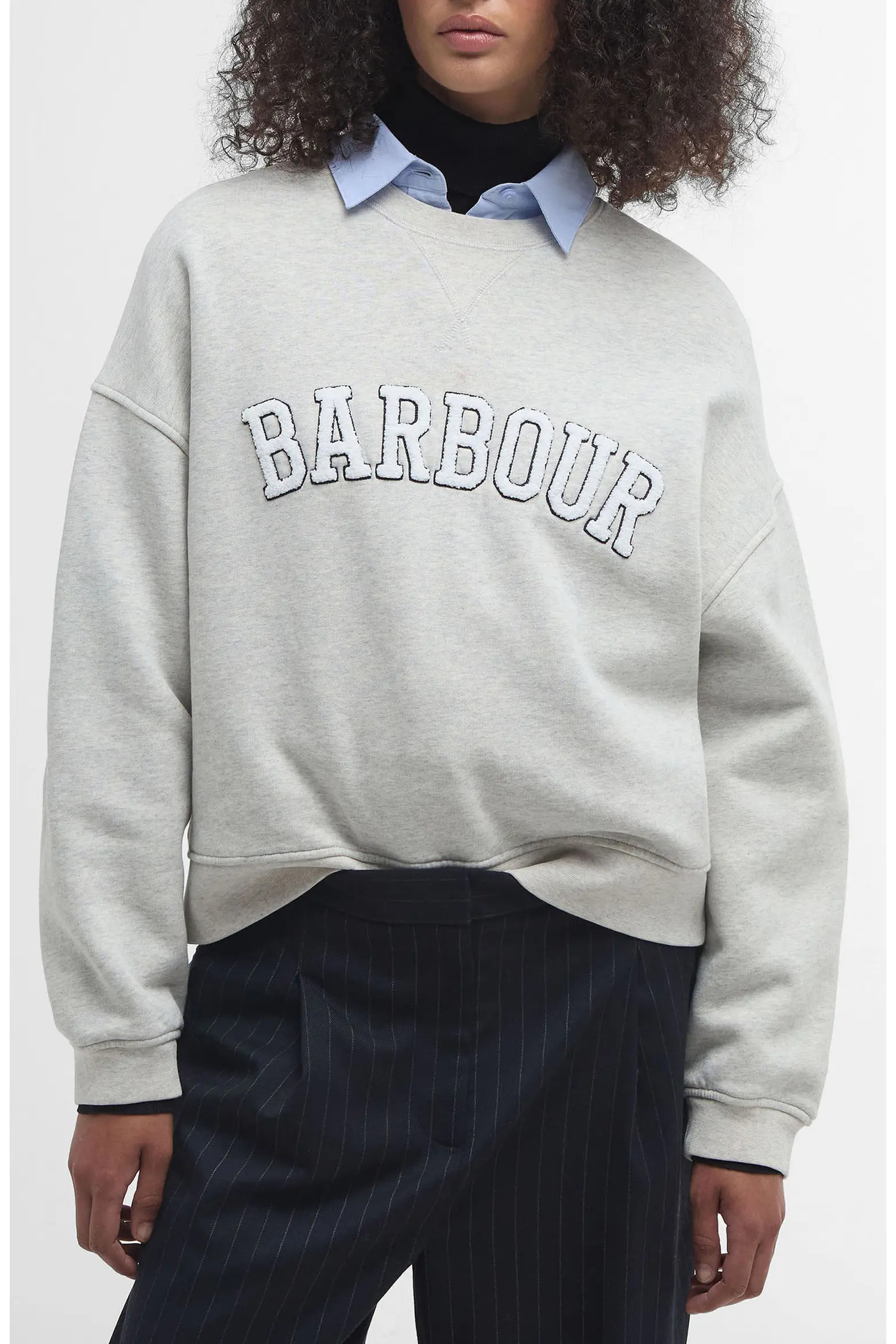 Silverdale Bouclé Logo Cotton Graphic Sweatshirt (Women) | Nordstrom | Nordstrom