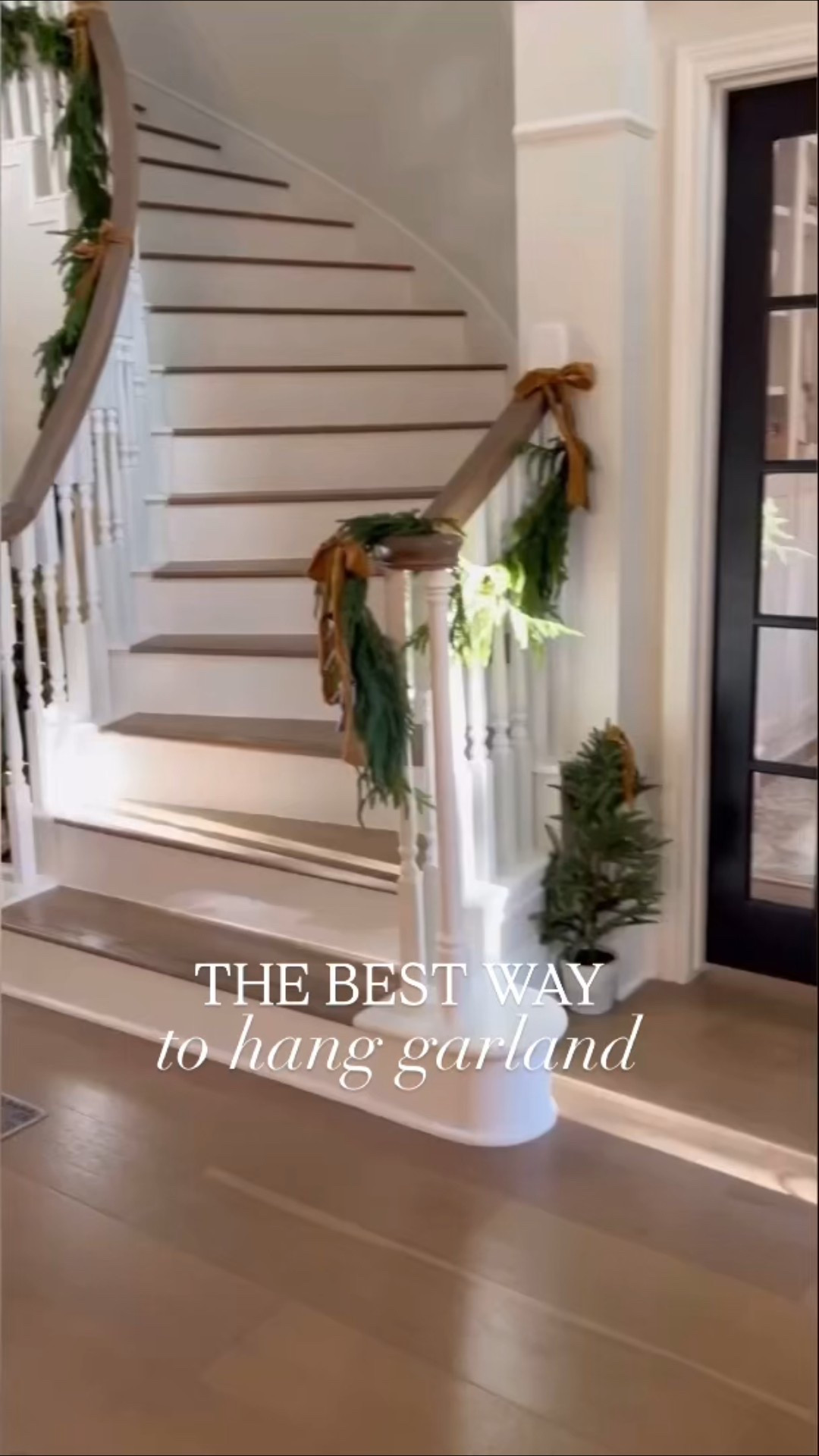 Love this velcro-like material! It made it so easy for me to hang the garland on the staircase last Christmas 

#LTKHoliday