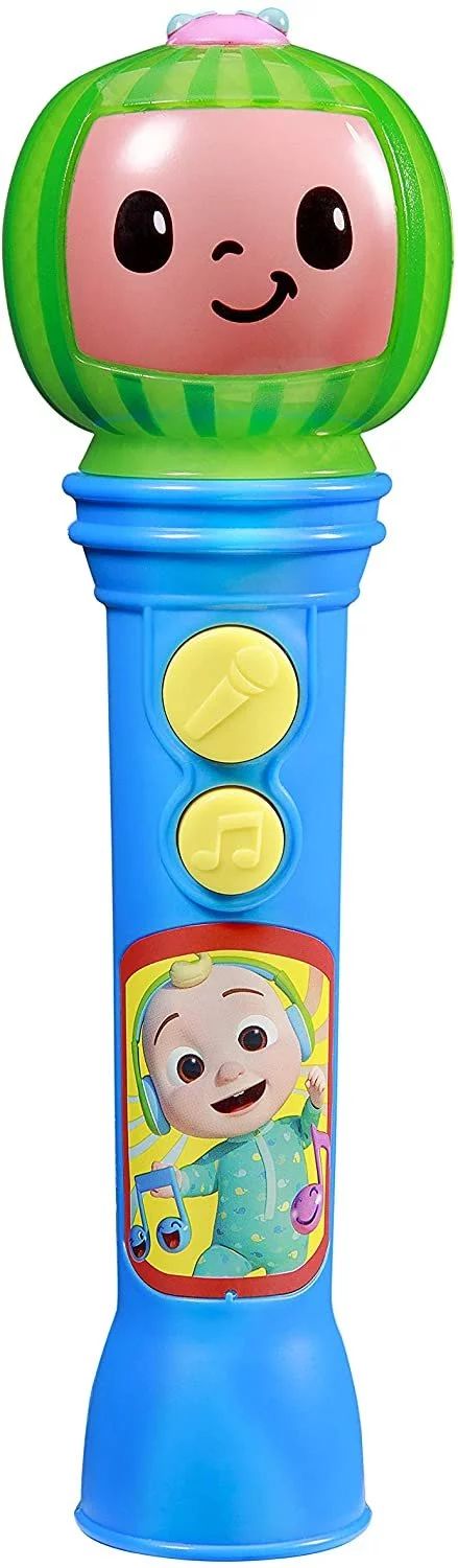 eKids Cocomelon Musical Toy Microphone for Kids with Built-in Cocomelon Songs - Walmart.com | Walmart (US)