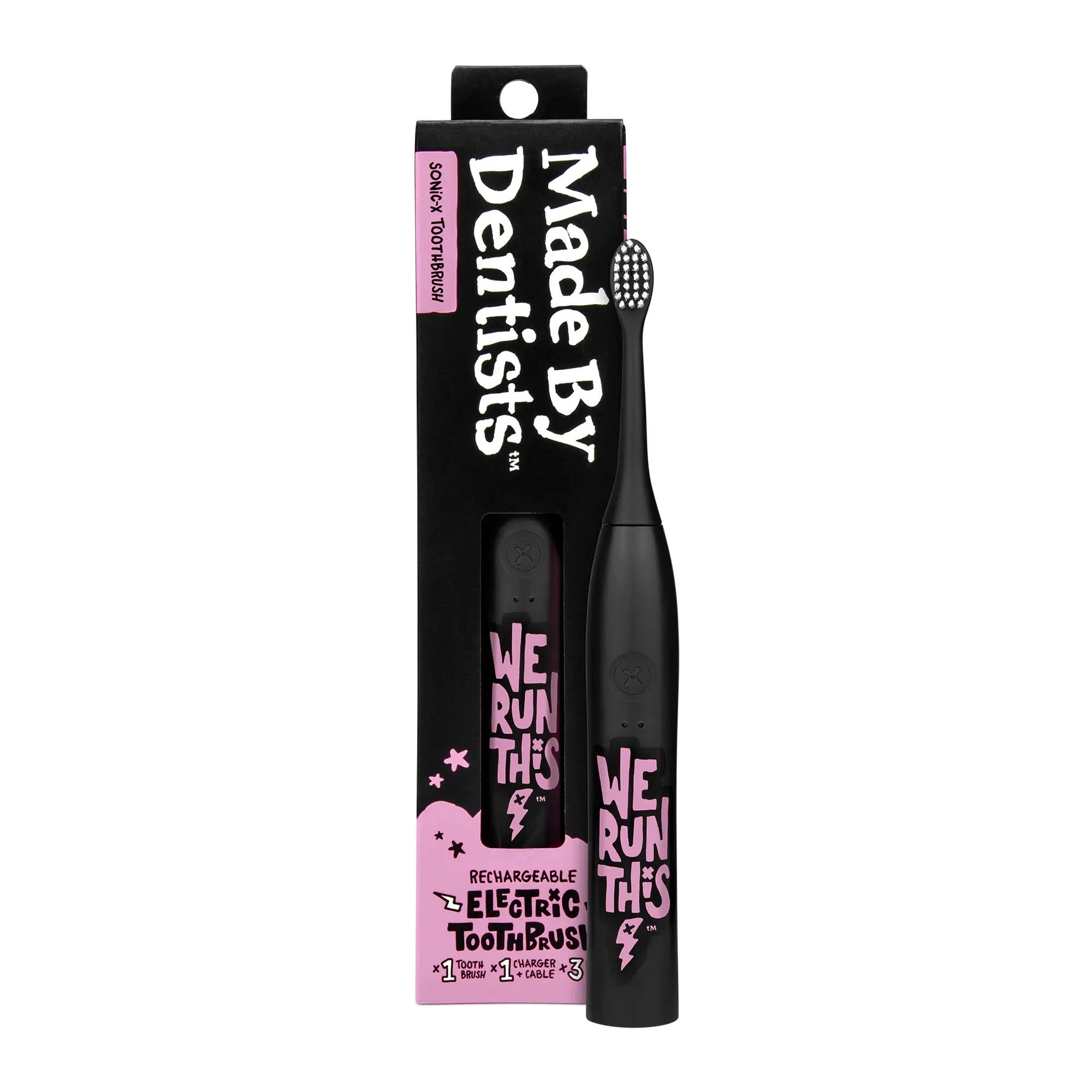 Made by Dentists Sonic X Cepillo de Dientes El\u00e9ctrico para Preadolescentes con 3 Cabezales, ... | Walmart (US)