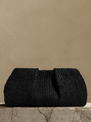 Riviera Raffia Clutch | Banana Republic (US)