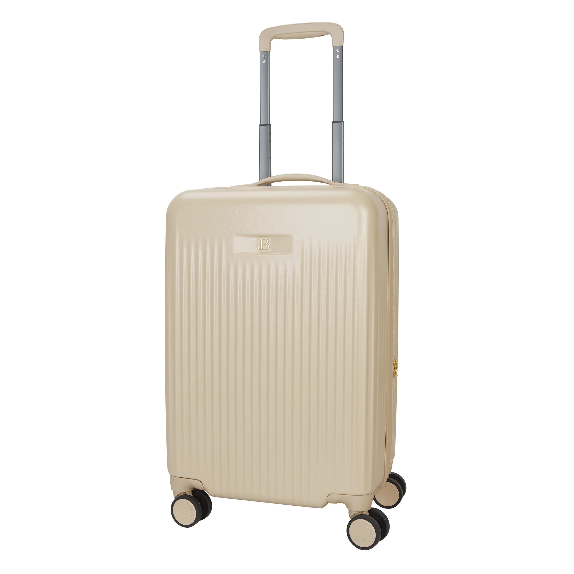 Beautiful 20-inch Expandable Hardside Carry-On Upright Luggage by Drew Barrymore, Porcini Taupe | Walmart (US)