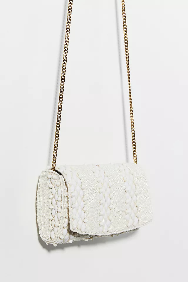 Striped Beaded Clutch | Anthropologie (US)