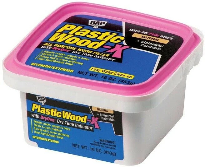 Dap 00542 Plastic Wood-X Stainable Wood Filler, Natural, 16 Oz | Walmart (US)