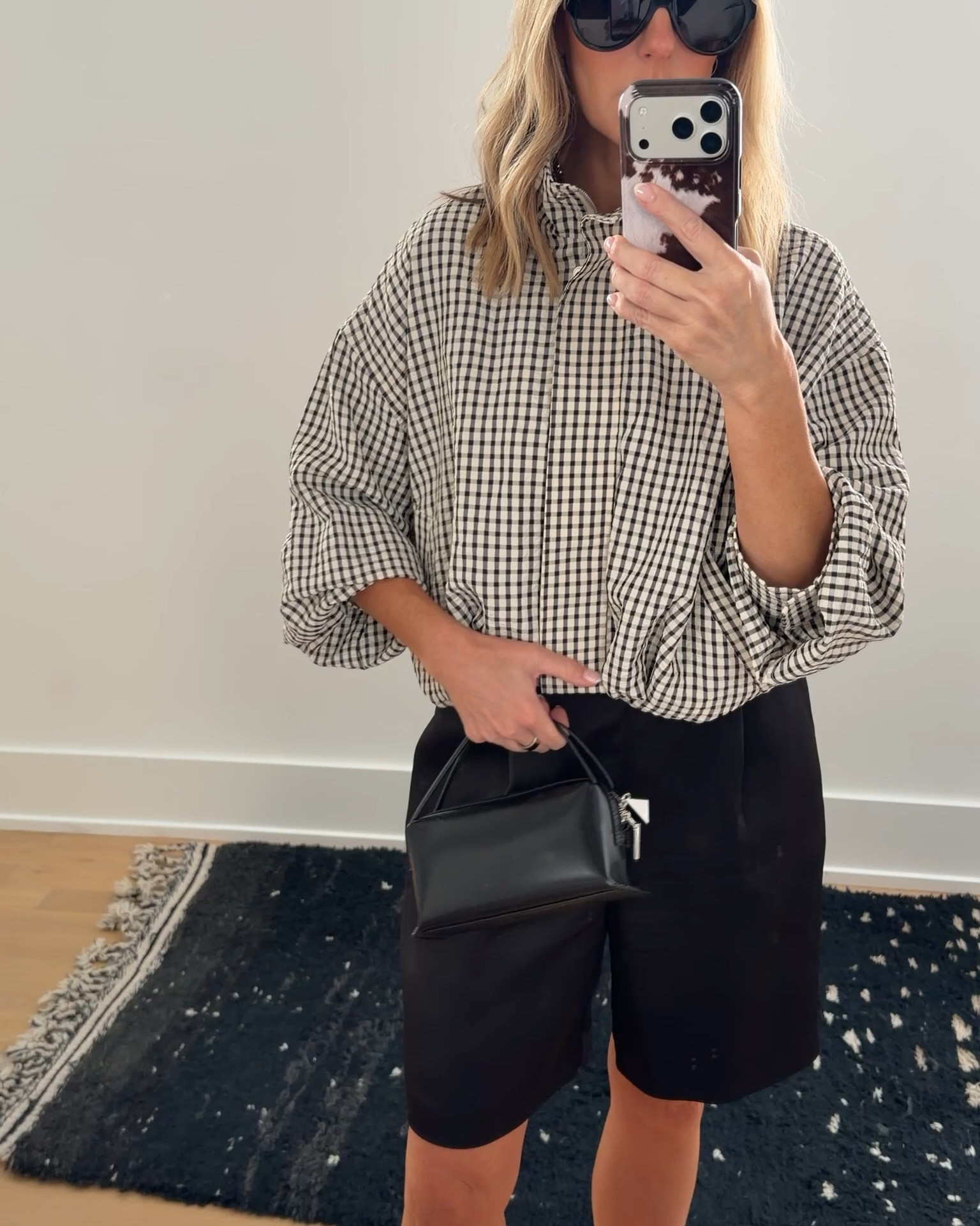 The viral @Zara  plaid bomber jacket is finally linked. This black + ecru plaid jacket is such a good fall 2026 layering piece — an easy lightweight bomber jacket for work outfits, casual fall outfits, jeans, trousers or layered over a simple tee. If you’ve been searching for the Zara plaid jacket, houndstooth bomber jacket, women’s fall jacket or chic transitional outerwear, this is the one.

#LTKootd #LTKOver40 #LTKWorkwear