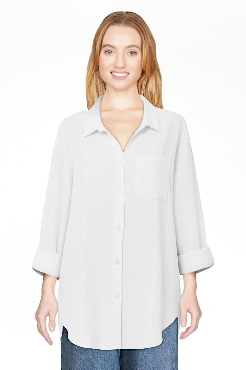 Fantaslook Womens Button Down Shirts Lapel Long Sleeve Blouses Business Work Shirt Dressy Casual ... | Walmart (US)