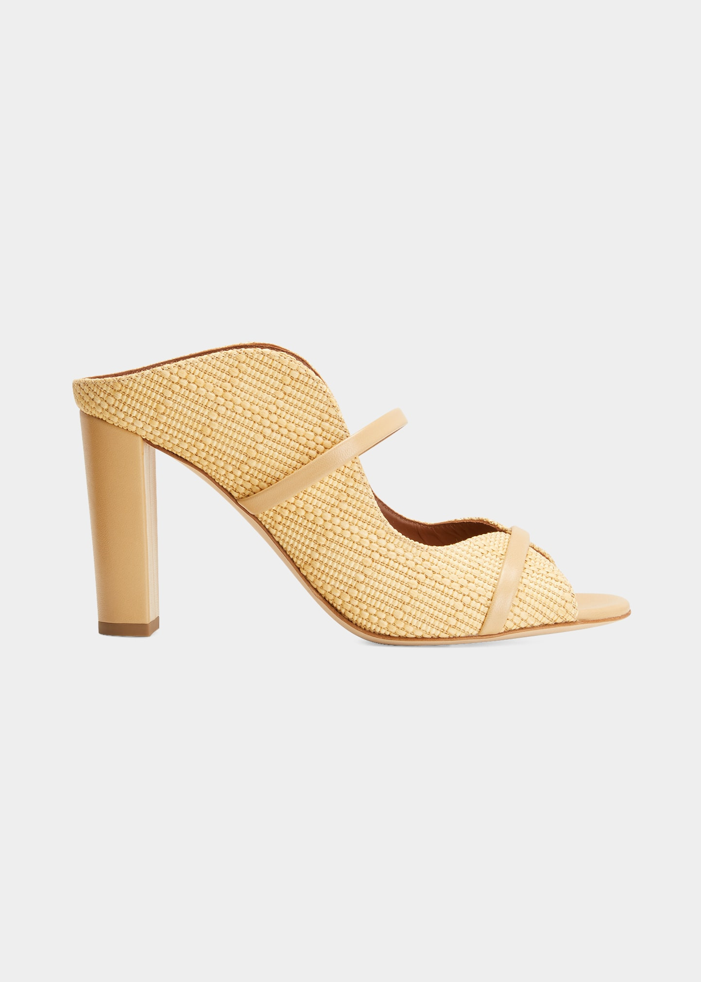 Norah 85mm Raffia Mules | Bergdorf Goodman