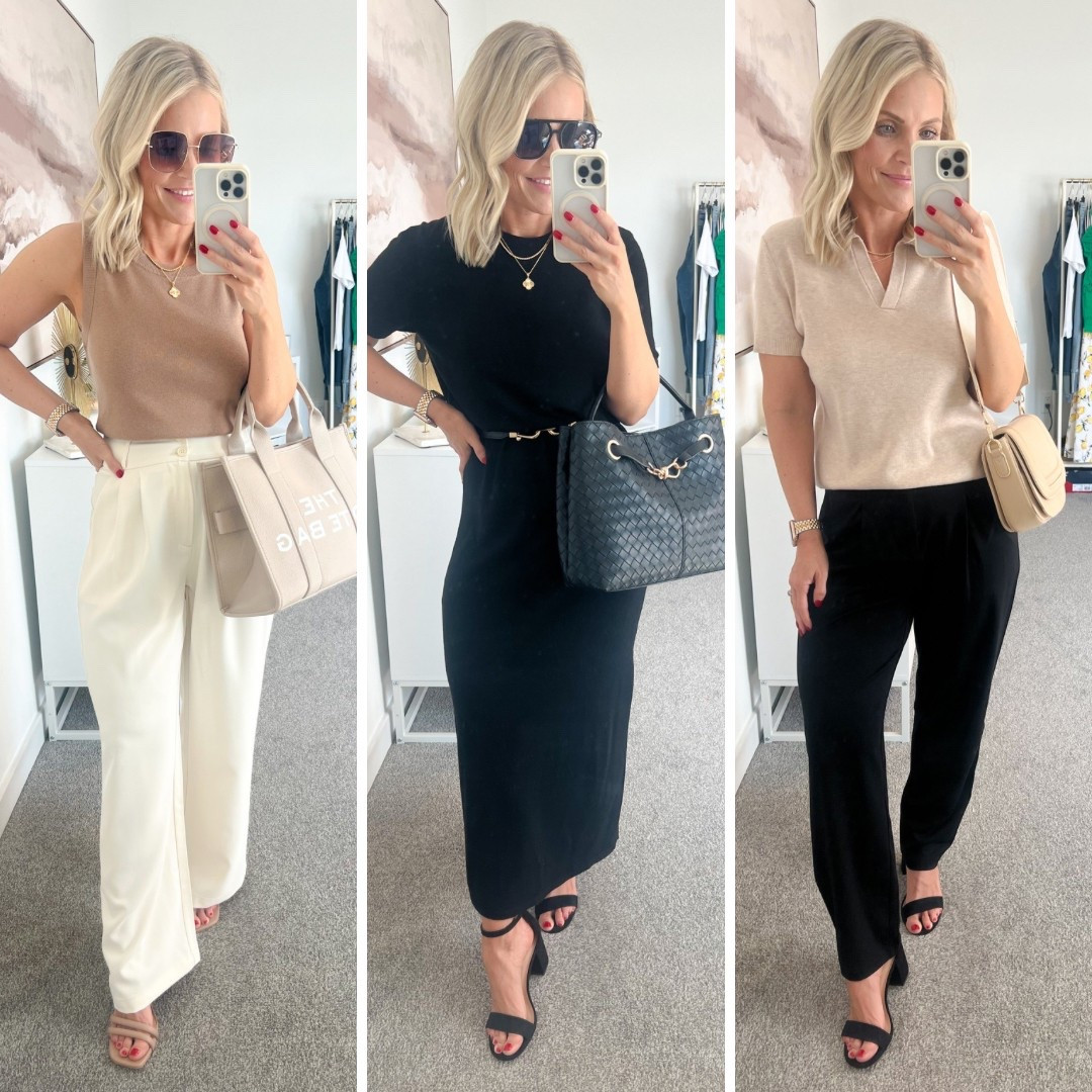 Amazon Workwear Outfits
If you need some good new staple workwear pieces for spring and summer I just found them from @arachcloz. For the price the quality is a 10/10!! SO soft and honestly feels like something you would get at Nordstrom for a fraction of the price! Everything comes in other colors and these are all perfect to mix and match.

DISCOUNT CODE:
15ANGIEAC gets you 15% off the pants, the black top and black dress. 

10ANGIEAC gets you 10% off the polo collar top

Workwear, Amazon fashion, Amazon finds, Amazon workwear, petite workwear pants, workwear staple pieces, spring workwear outfit, spring outfits, summer workwear outfits, black dress, black work pants, petite work pants

#LTKMidsize #LTKWorkwear #LTKPetite