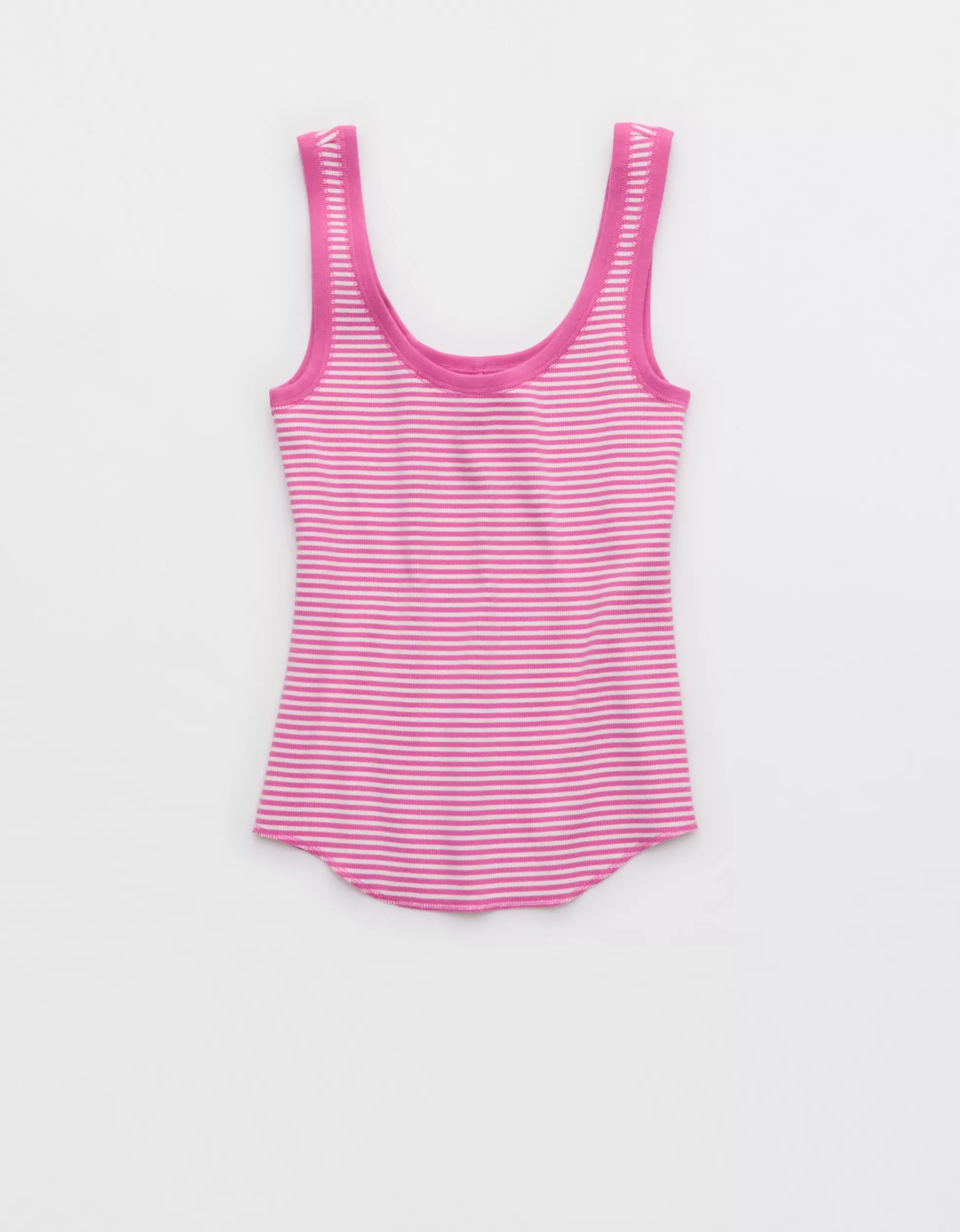 Aerie Ribbed Scoop Neck Tank Top | American Eagle Outfitters (US & CA)