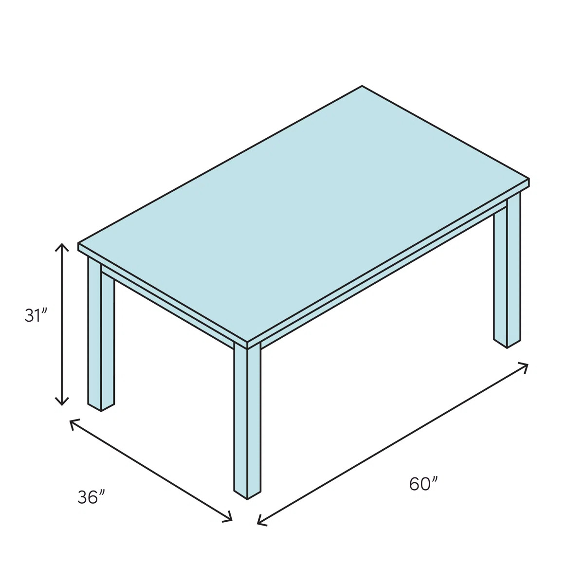 Barcenas 60" Solid Wood Dining Table | Wayfair North America