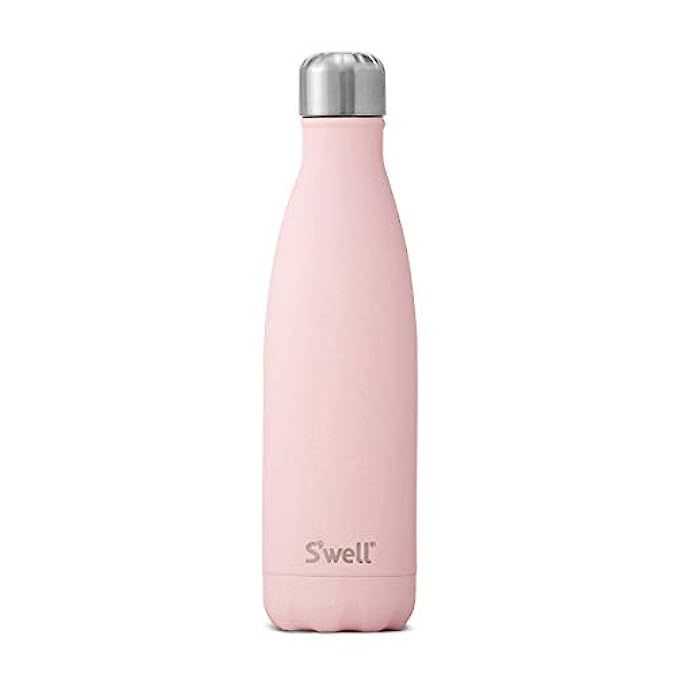 S'well 10017-A18-06465 Stainless Water Bottle, 17 oz, Pink Topaz | Amazon (US)