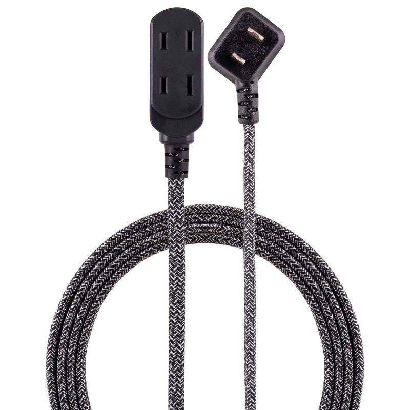 Cordinate 15' 3 Outlet Polarized Extension Cord Dark Gray | Target