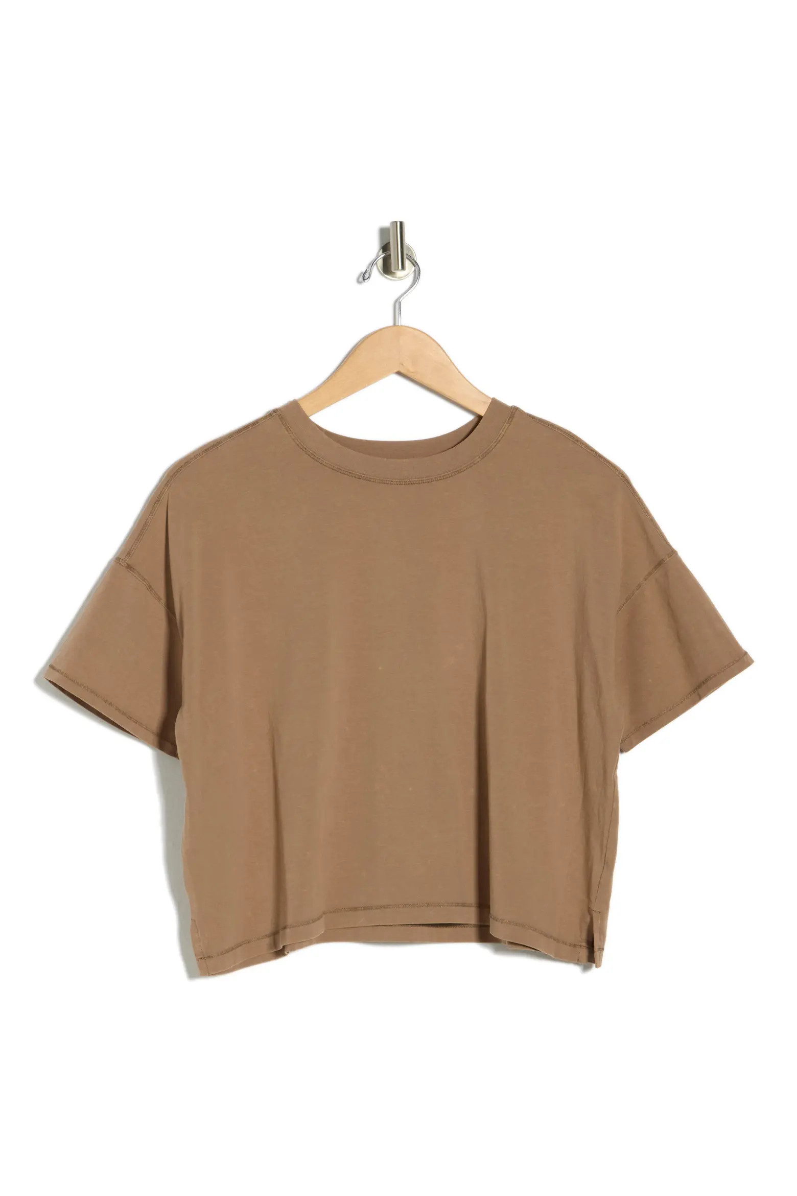 Stone Wash Boxy Crop T-Shirt (Women) | Nordstromrack | Nordstrom Rack
