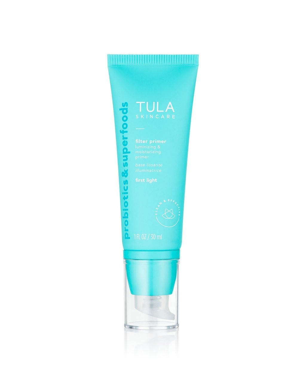blurring & moisturizing primer (sheerly tinted) | Tula Skincare