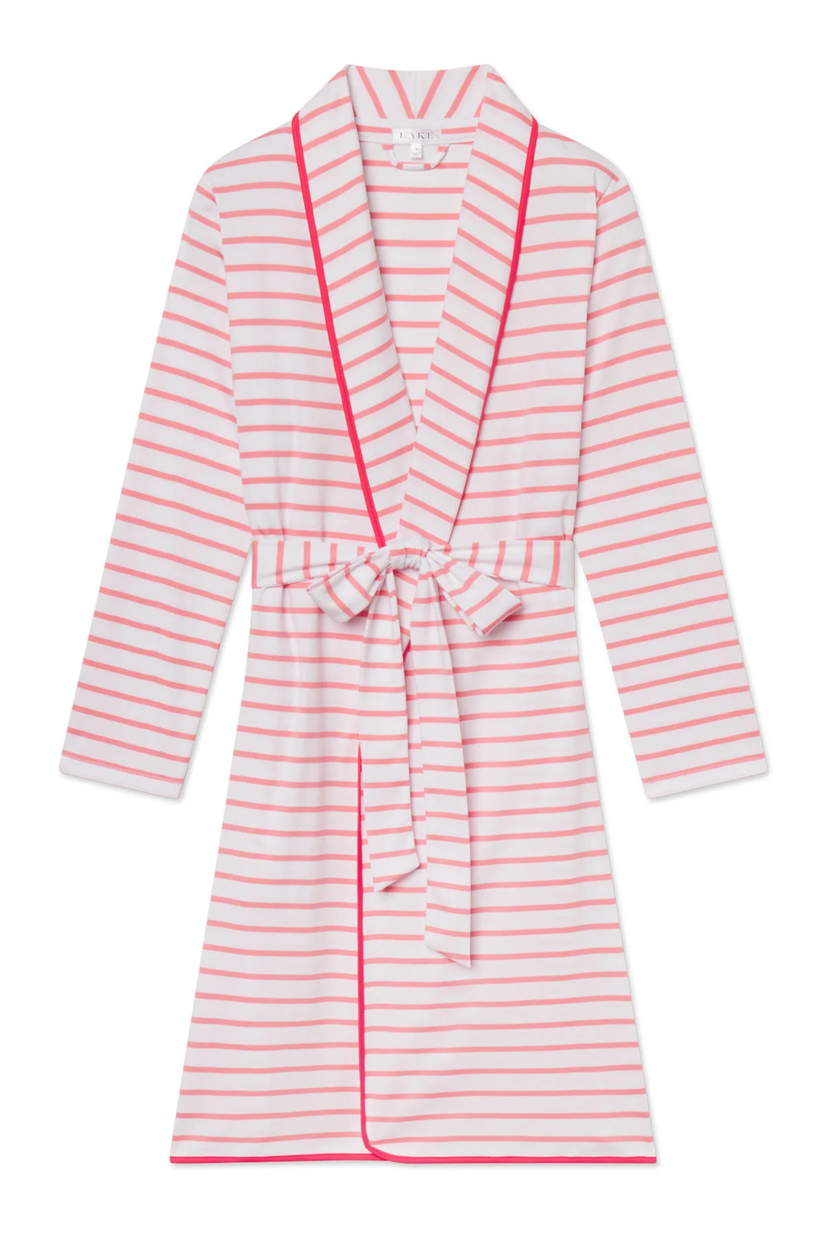 Pima Robe in Gelato Anchor Stripe | Lake Pajamas