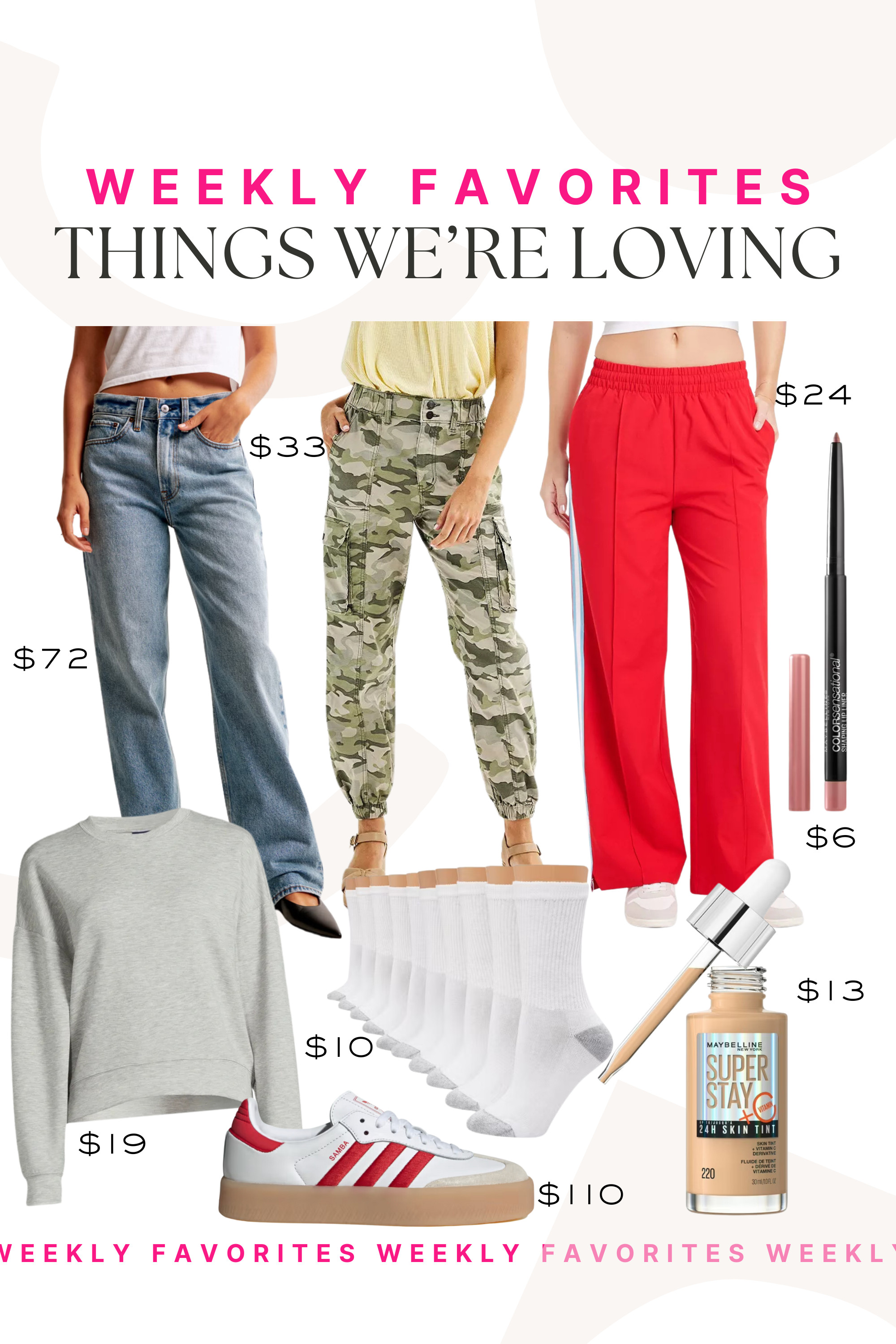 We're loving these abercrombie and walmart finds! How cute are these cargo pants!!

abercrombie, weekly favorites, abercormbie denim jeans 

 #LTKSeasonal #LTKFindsUnder50 #LTKFindsUnder100