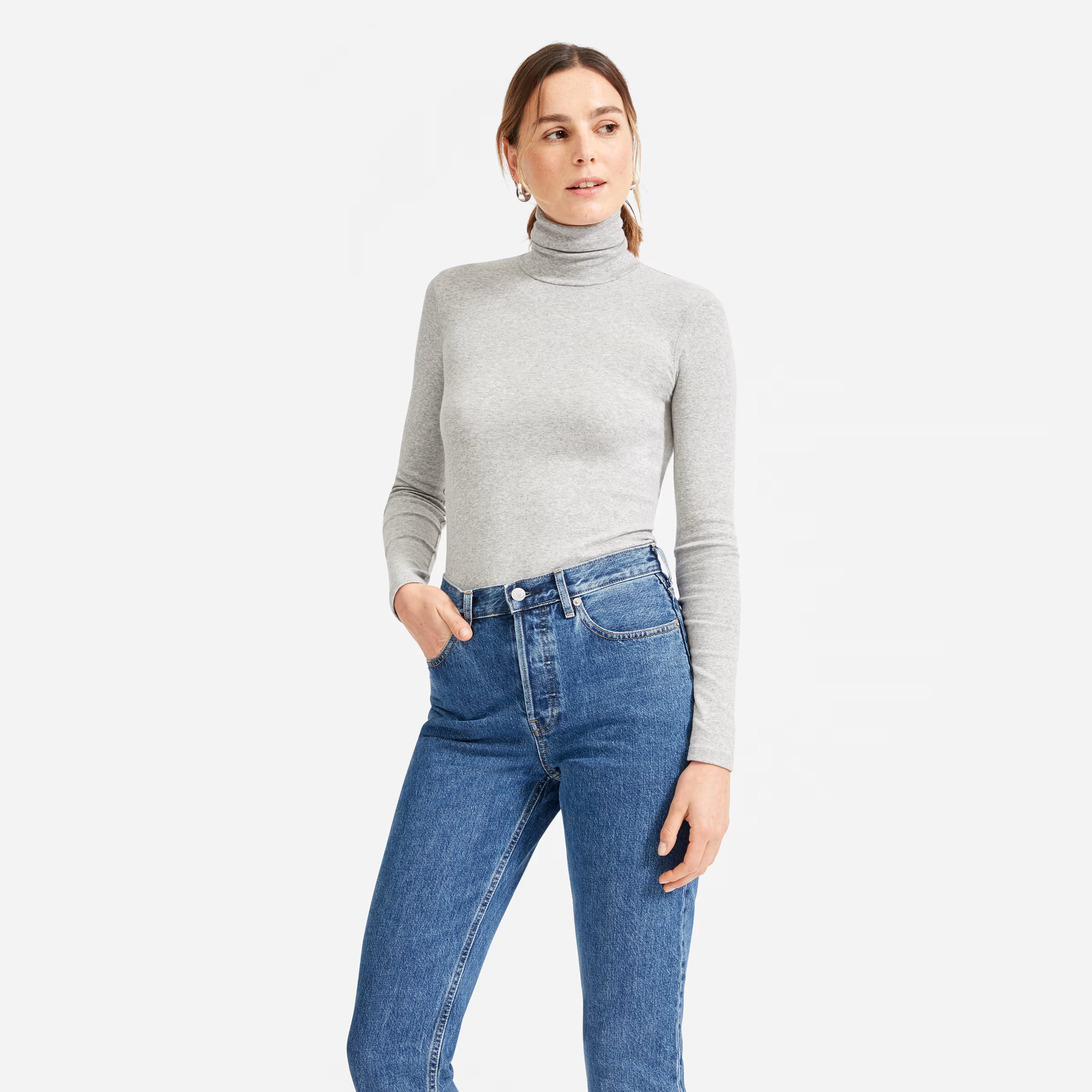 The Pima Micro-Rib Turtleneck | Everlane
