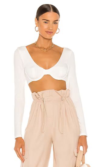Alizeh Top in White | Revolve Clothing (Global)