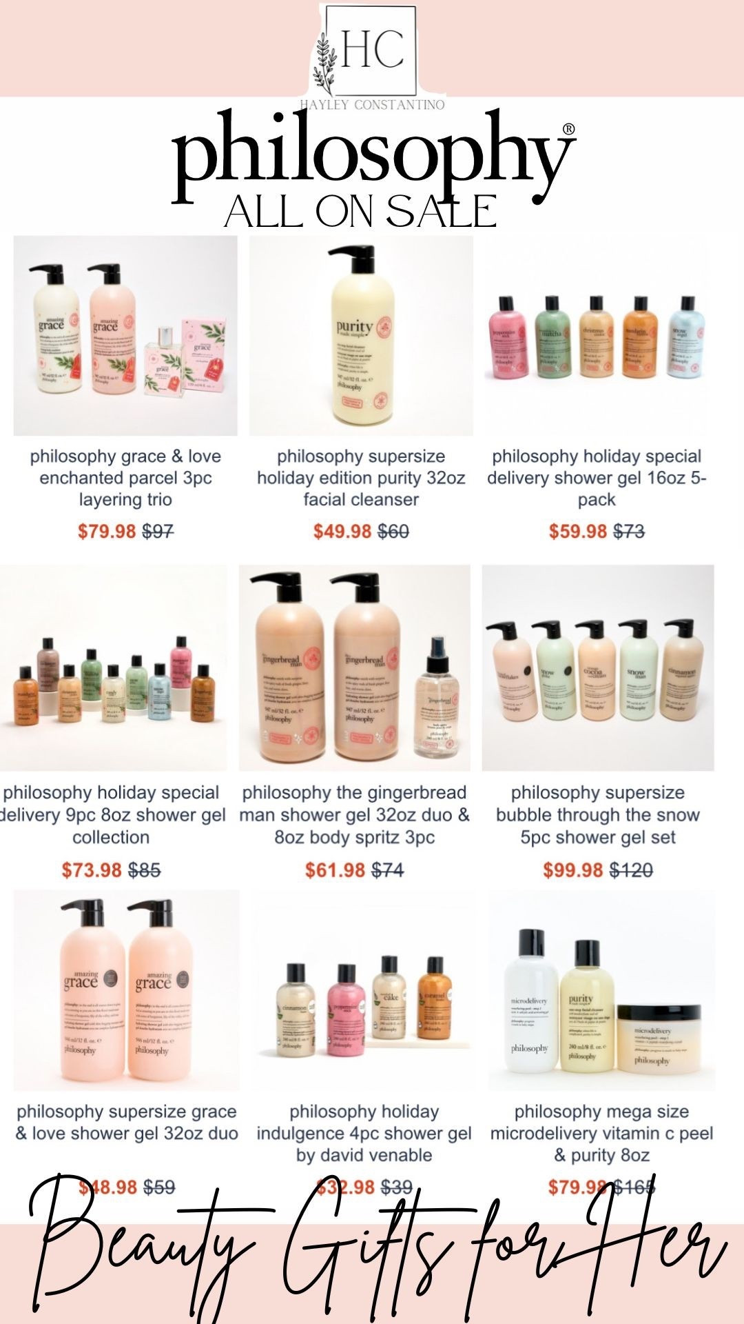 It’s time to stock up on Philosophy gifts for your mom, sister, bestie, or daughter! I like to break these apart and use as stocking stuffers or combine a few in a gift bag.  Shop now for the best deals! No need to wait until Black Friday when it’s all sold out! 

#LTKSaleAlert #LTKBeauty #LTKGiftGuide