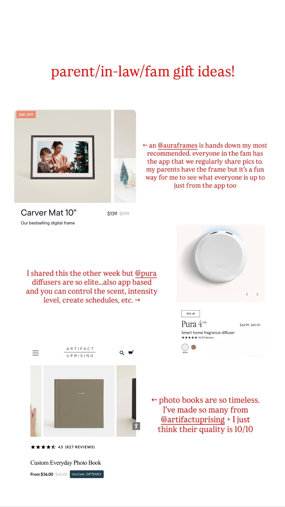 parent/in-law/fam gift ideas!!! 

#LTKGiftGuide #LTKHoliday