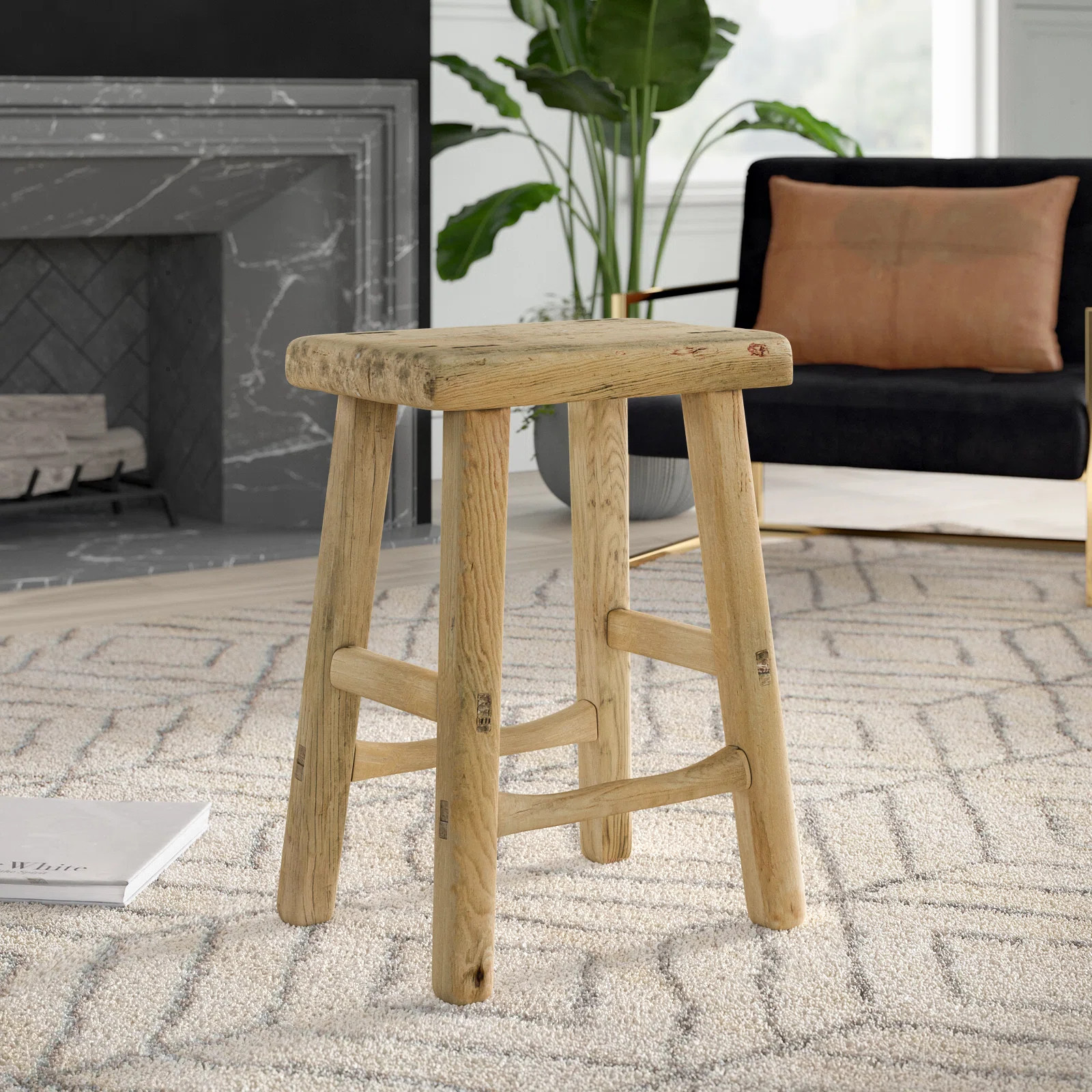 Wade Logan® Babali Solid Wood Accent Stool | Wayfair | Wayfair North America
