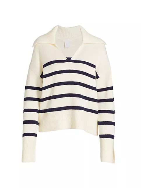 Design History Stripe Polo Sweater | Saks Fifth Avenue