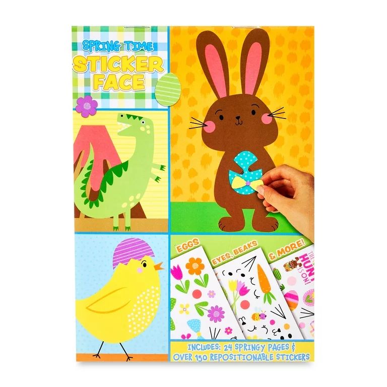 Way To Celebrate Easter Spring Time Sticker Face | Walmart (US)