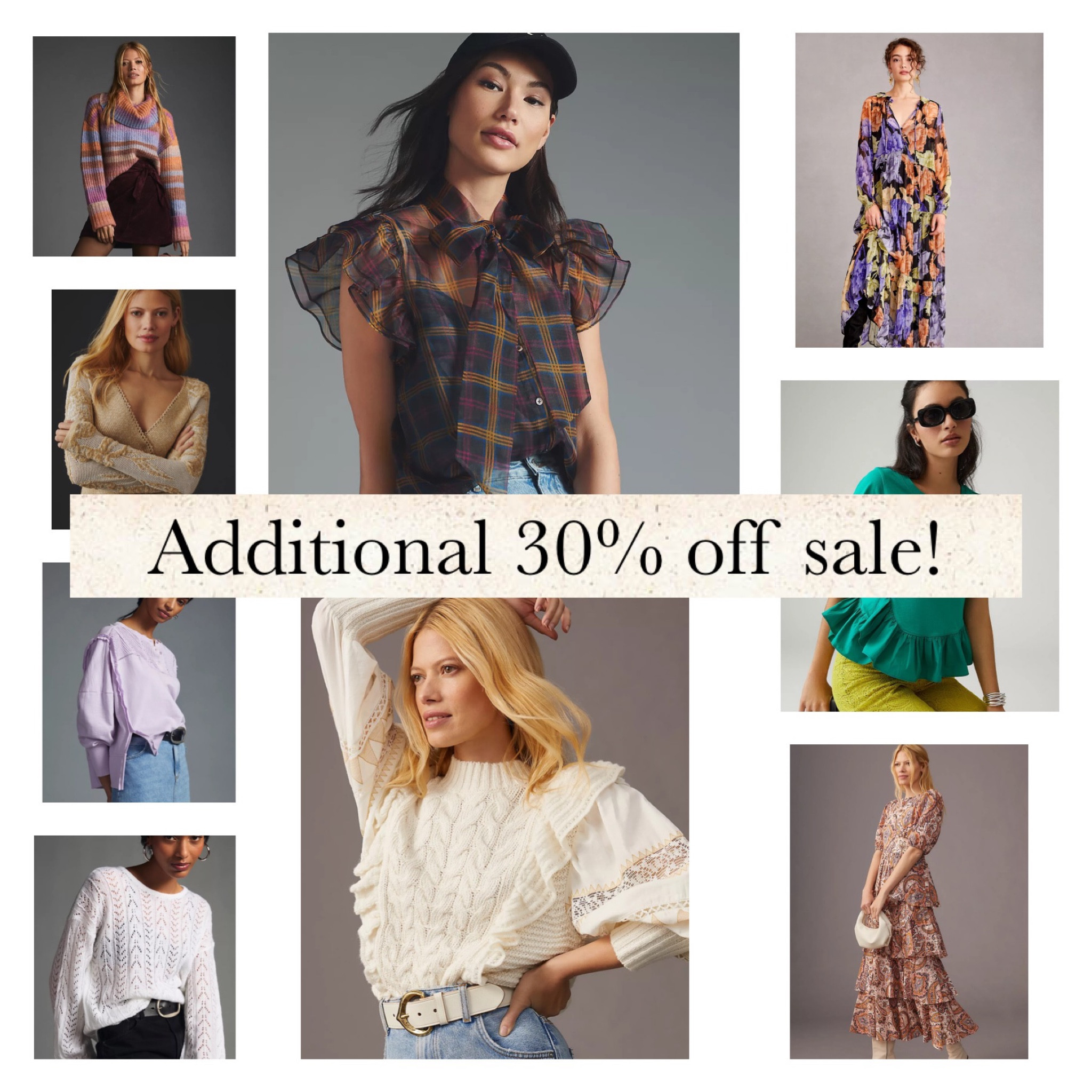 Anthropologie sale! Take an additional 30% off the sale prices. So many amazing deals  

#LTKwedding #LTKsalealert #LTKworkwear