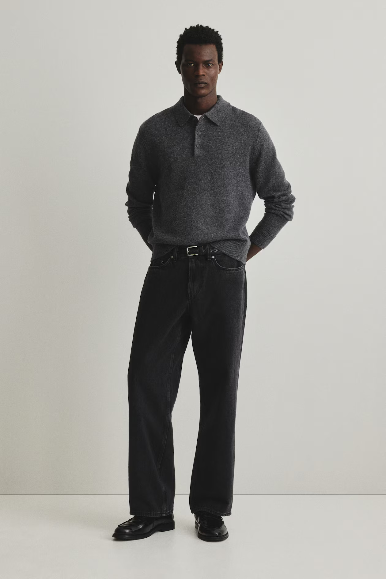 Regular-Fit Wool Polo Shirt | H&M (US + CA)