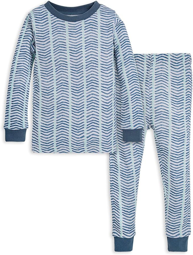 Burt's Bees Baby Baby Girls' Pajamas, Tee and Pant 2-Piece Pj Set, 100% Organic Cotton | Amazon (US)
