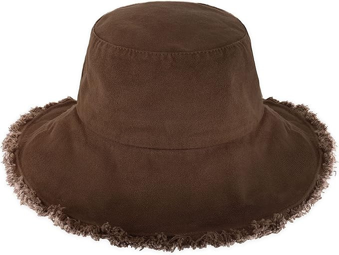CHOK.LIDS Frayed Bucket Hats for Women Men Unisex Trendy Washed Cotton Floppy Wide Brim Boonie Ou... | Amazon (US)