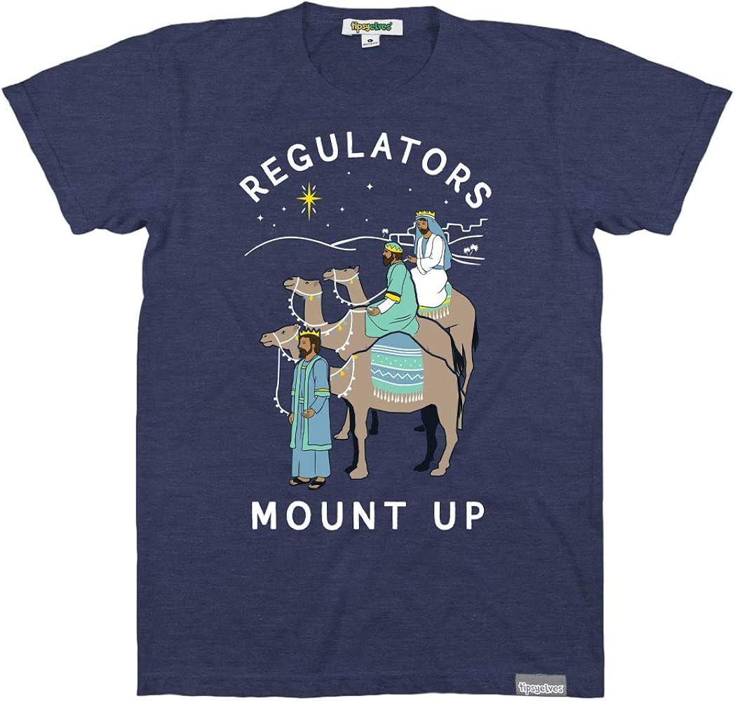 Tipsy Elves Men's Funny Christmas T Shirts - Hilarious Xmas Shirts for Ugly Christmas Sweater Par... | Amazon (US)