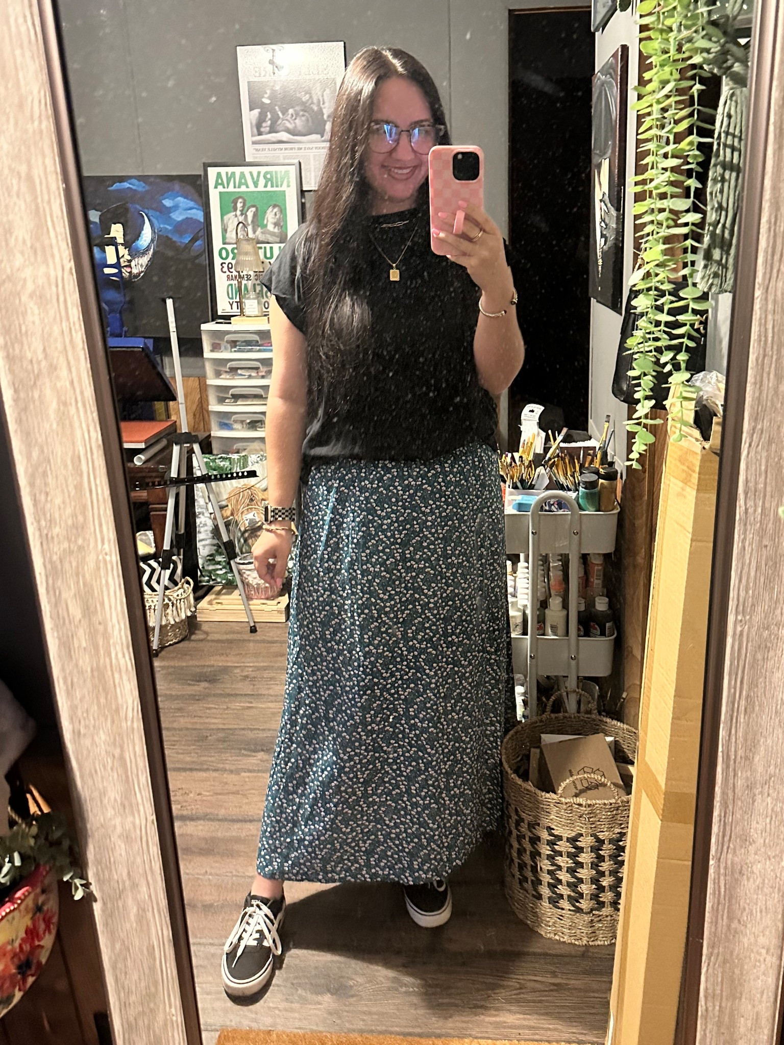 Love a maxi skirt and Vans! 

#LTKMidsize #LTKStyleTip #LTKWorkwear