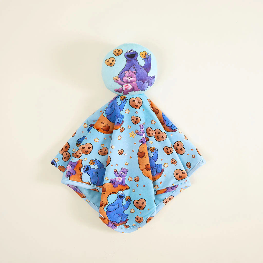 Care Bears™ Share Bear & Cookie Monster Lovey Blue | Posh Peanut