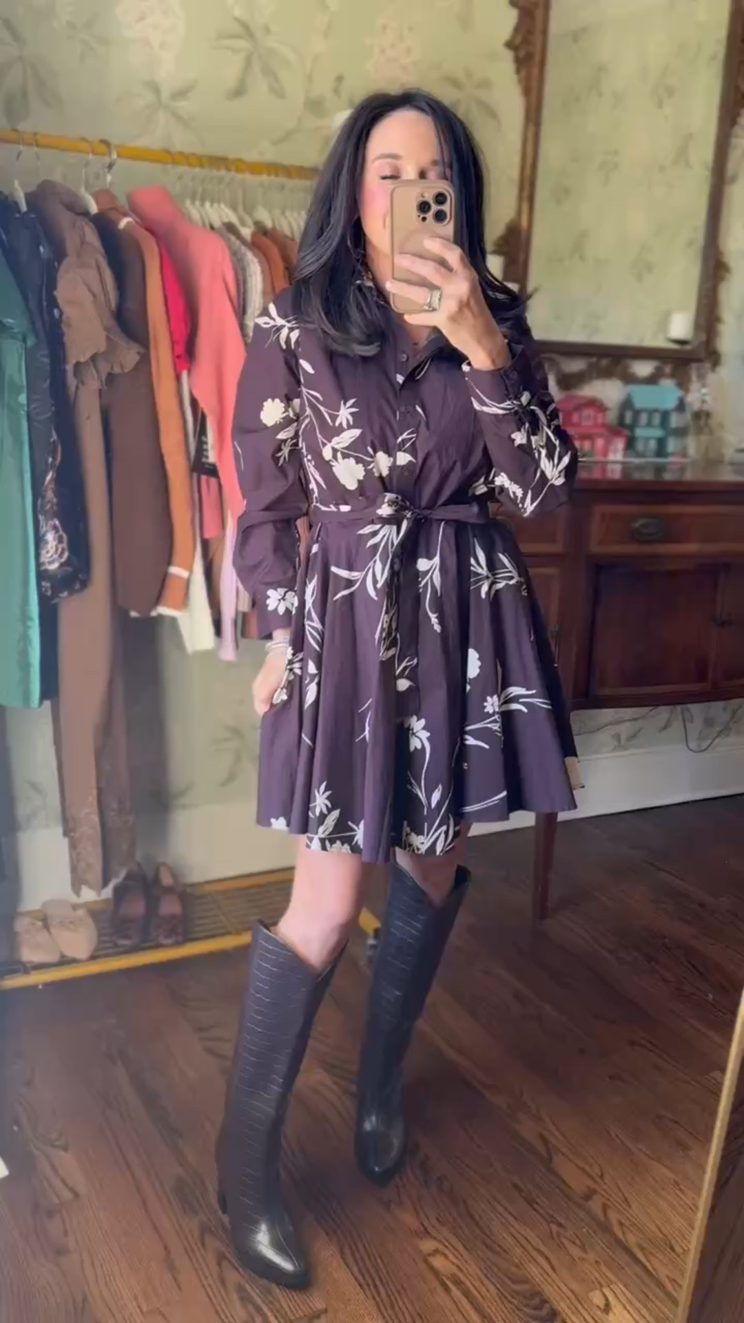 What a fab thanksgiving dress!!! So flattering and affordable! 

#LTKStyleTip #LTKFindsUnder50 #LTKWorkwear