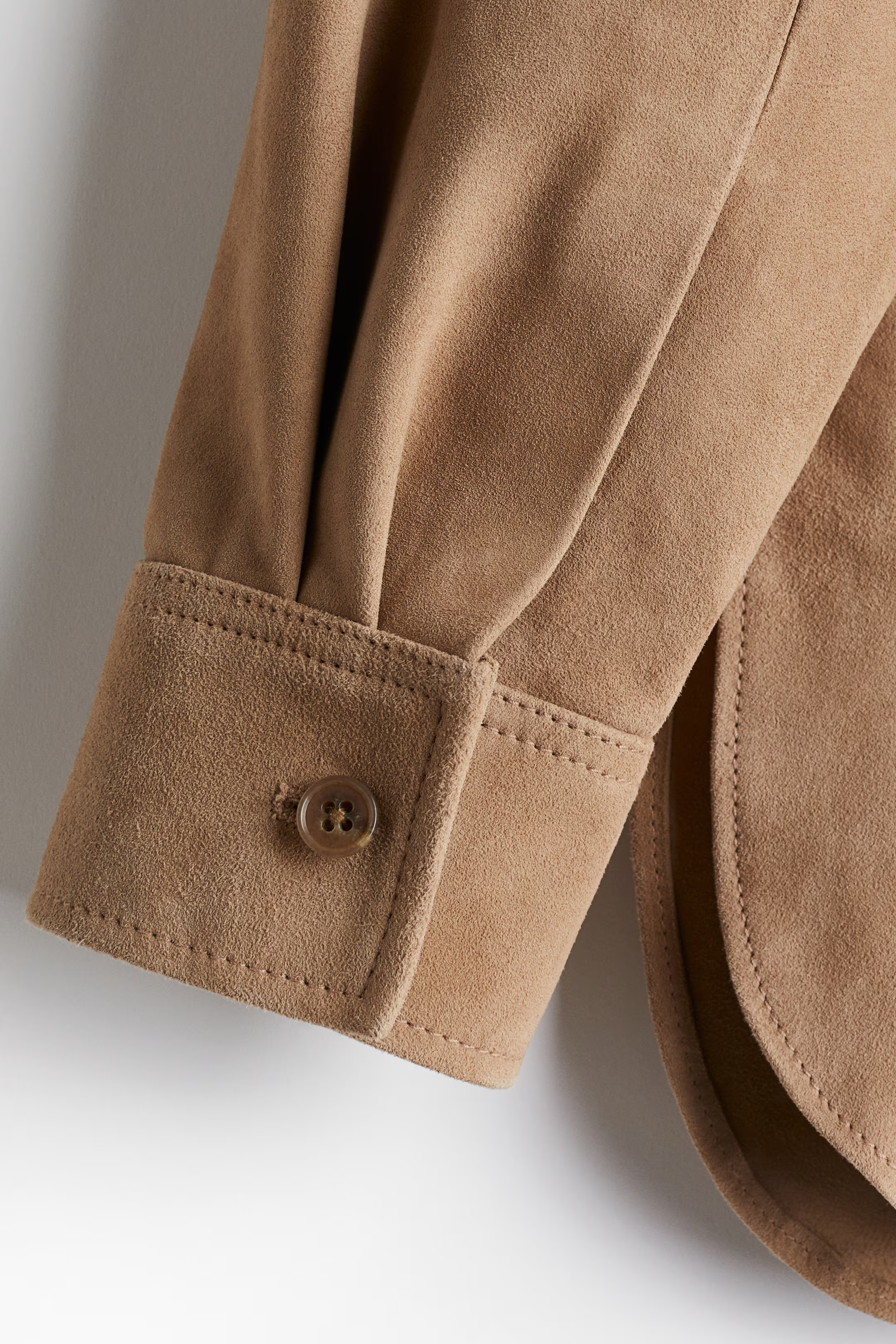 Suede popover blouse | H&M (UK, MY, IN, SG, PH, TW, HK)