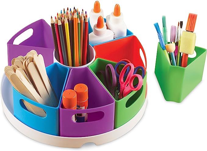 Learning Resources Create-a-Space Storage Center, Bright Colors, Classroom Craft Keeper, 10 Piece... | Amazon (US)