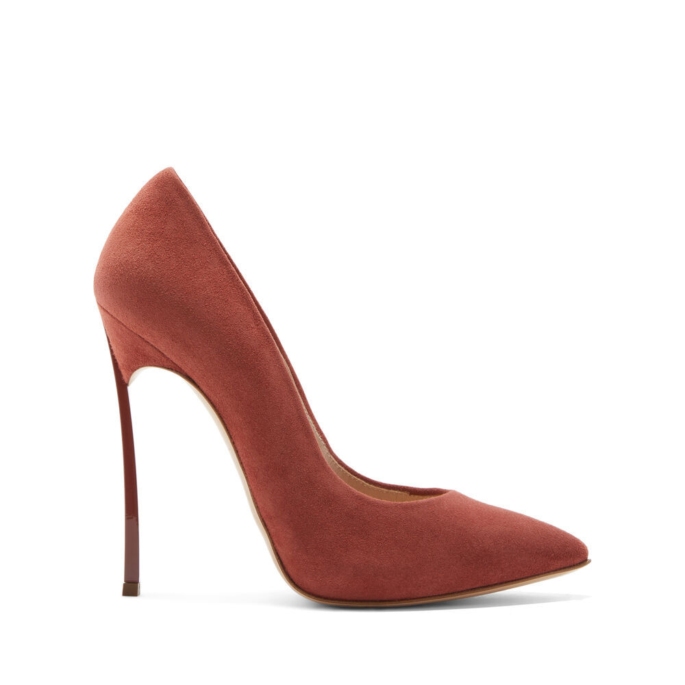 Blade Suede Pumps in Russet for Women | Casadei® | Casadei
