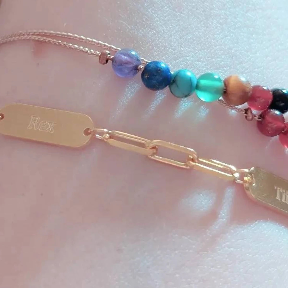 Custom Name Bracelet With Paperclip Chain Bracelet Gift for Mom, Grandma, Best Friend, Sister Per... | Etsy (US)