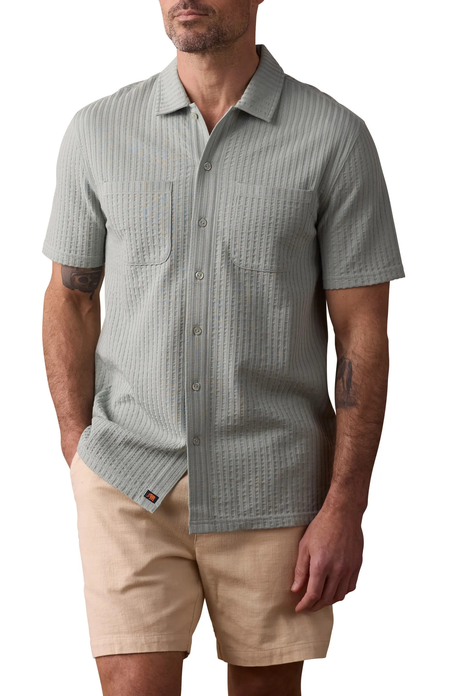 Getaway Short Sleeve Knit Button-Up Shirt | Nordstrom
