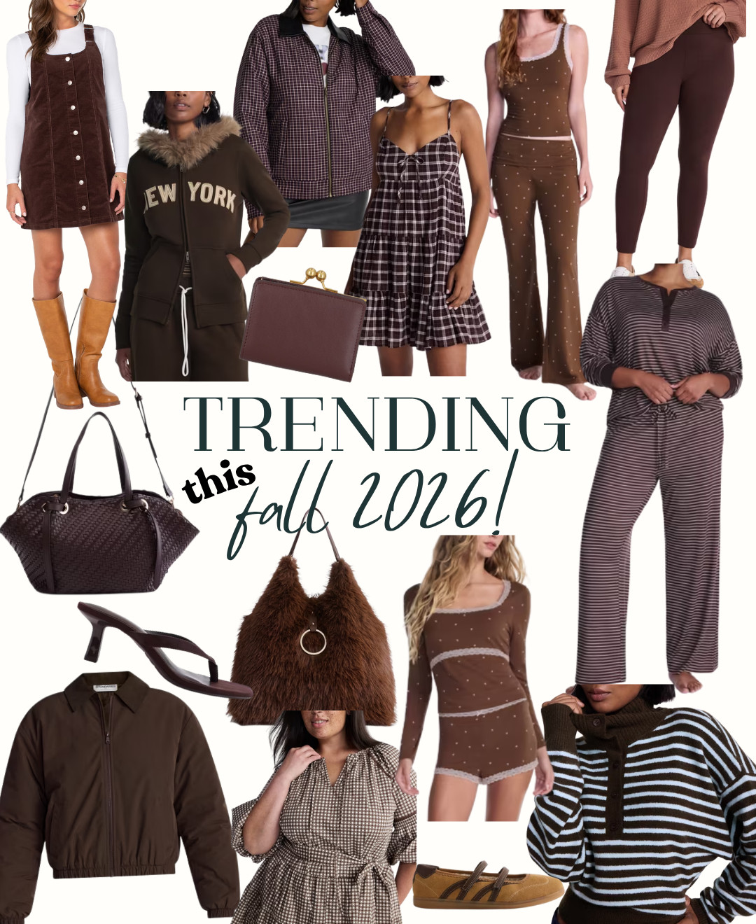 chocolate brown is trending this fall! brown outfits, chocolate brown outfits, brown purse, sets #Walmart #Walmartfashion
 

 #LTKMidsize #LTKPetite #LTKPlusSize