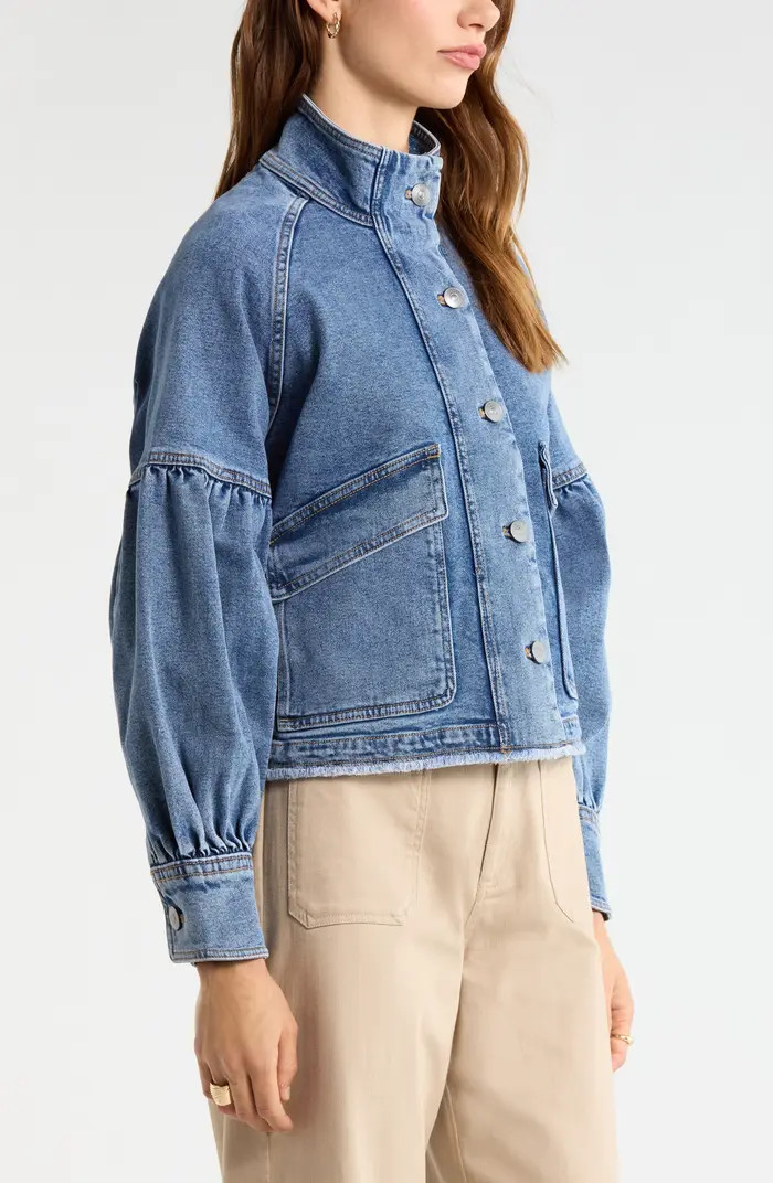 Blouse Sleeve Denim Jacket | Nordstrom