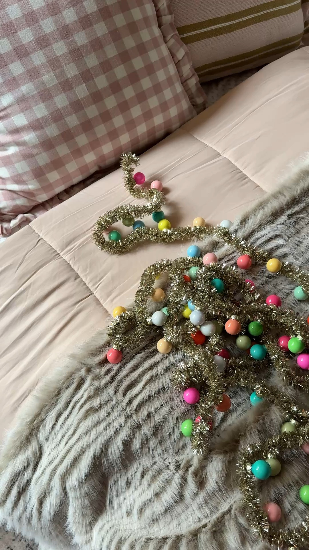 This colorful @Anthropologie garland sells out every year and is so special!!! Truly one of my favorite holiday decorations to pull out each year ✨I own two strands!

#LTKSeasonal #LTKKids #LTKHome