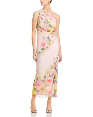 AQUA One Shoulder Maxi Dress - Exclusive | Bloomingdale's Women | Bloomingdale's (US)
