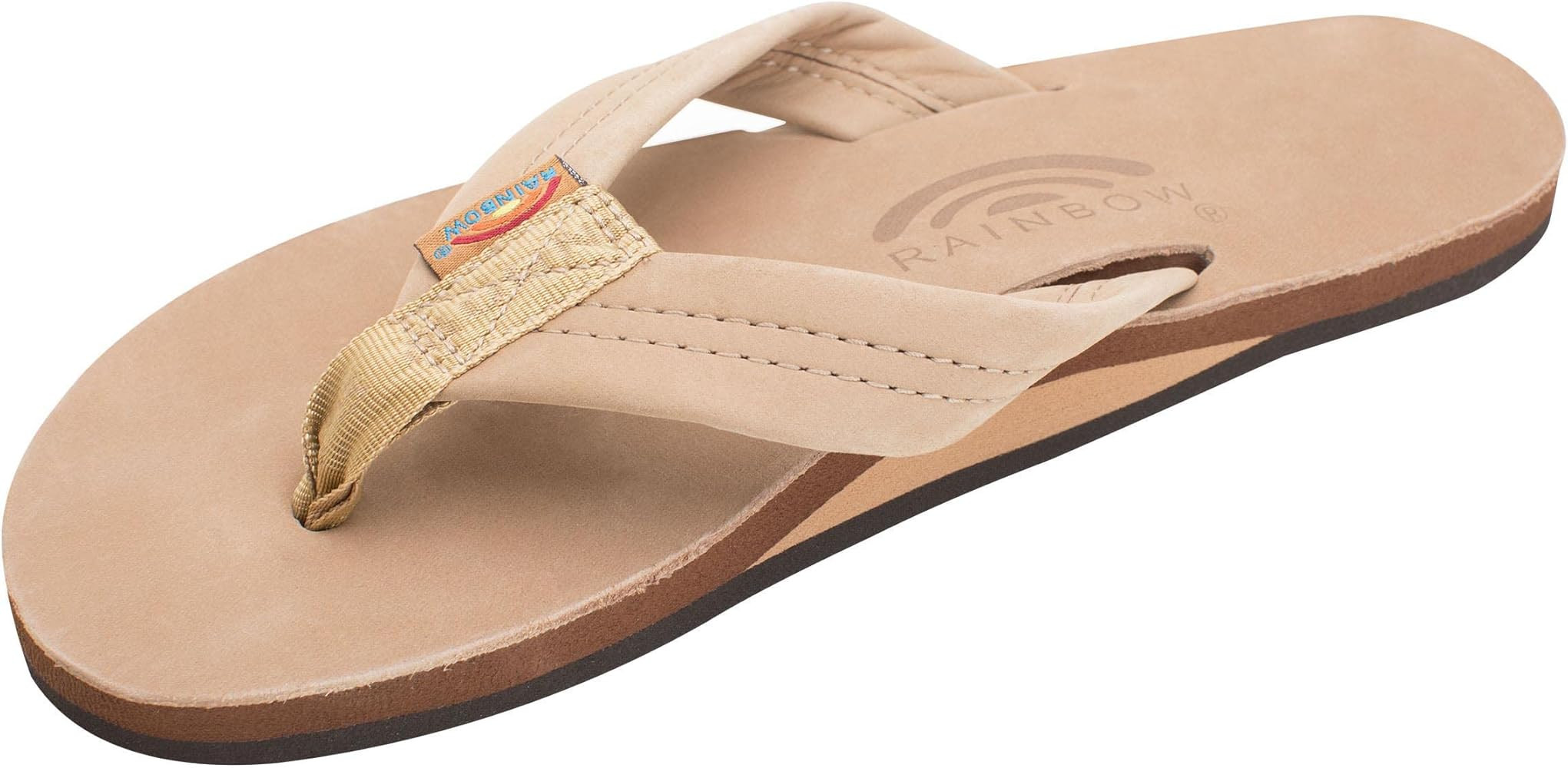 Rainbow Sandals Women's Single Layer Premier Leather Sandal | Amazon (US)