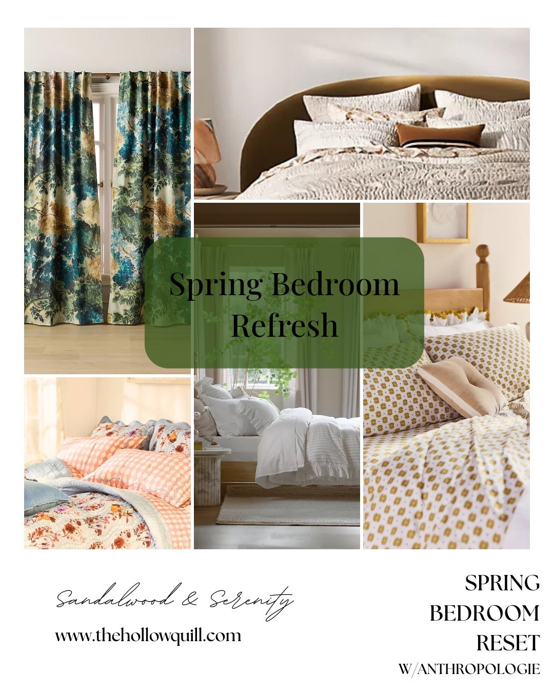 Spring bedroom reset but make it romantic ✨

Layered florals, textured quilts, warm wood tones, and statement curtains that instantly elevate your space. Anthropologie always does cozy luxury right — soft neutrals mixed with feminine prints and subtle details that feel collected, not cluttered.

Perfect for a spring refresh, bedroom makeover, or soft feminine home aesthetic.

Shop the exact Anthropologie bedding, curtains, and decor linked here before they sell out.
@Anthropologie 
#AnthropologieHome #BedroomRefresh #SpringDecor #CozyBedroom

#LTKHome #LTKSeasonal #LTKSpringSale