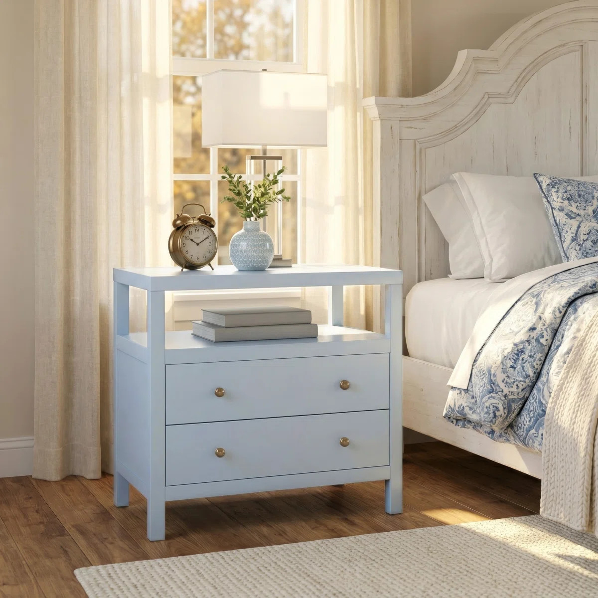 Celine 28" 2-Drawer Nightstand | Wayfair North America