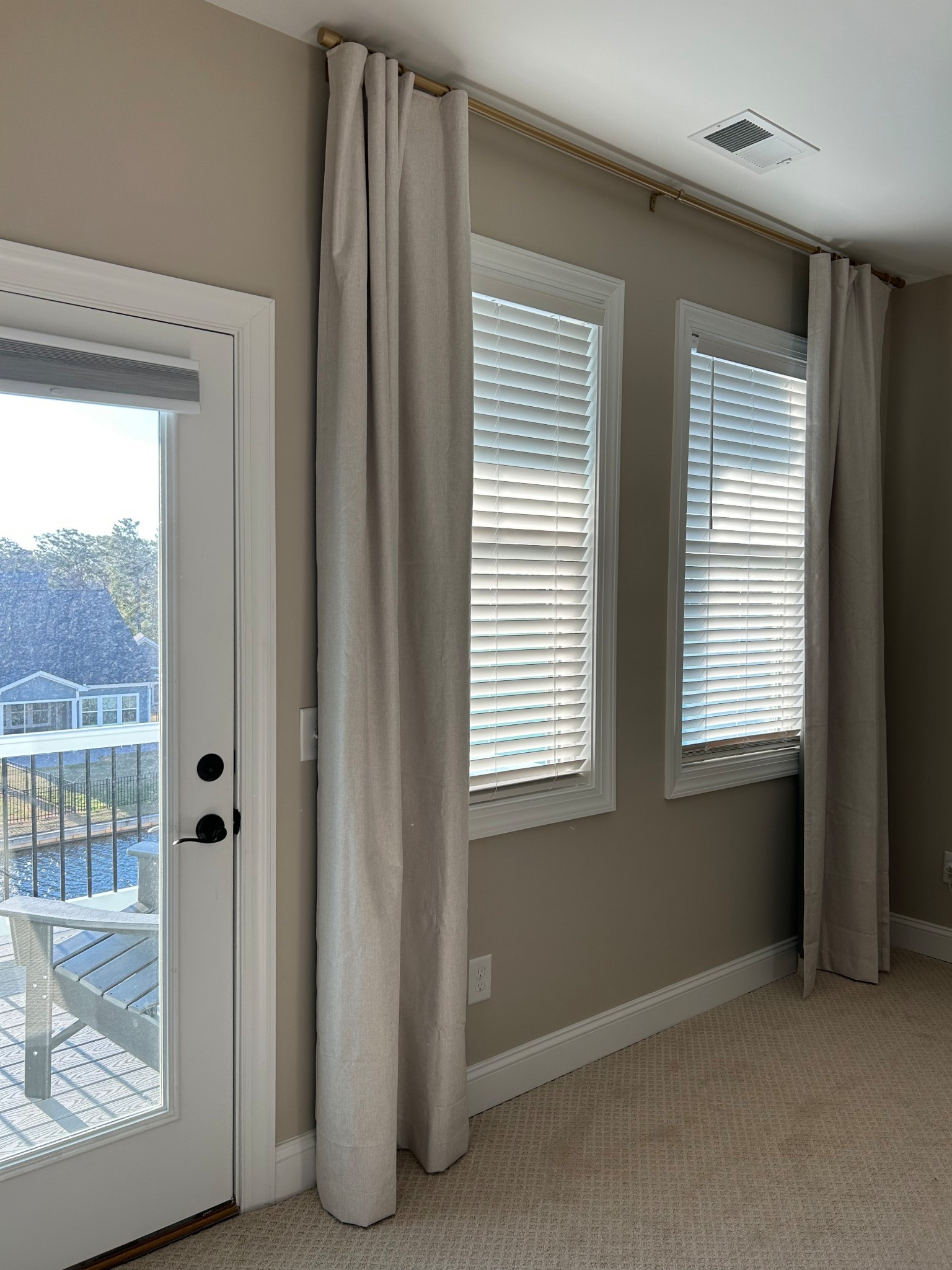 The best neutral blackout drapes. Shown in a 105 inch length using drapery hooks and rings.

#LTKHome